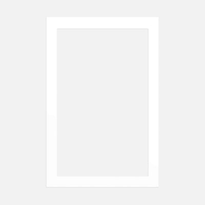 White Gallery Mat Board