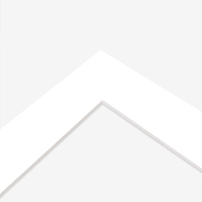 White Gallery Mat Board
